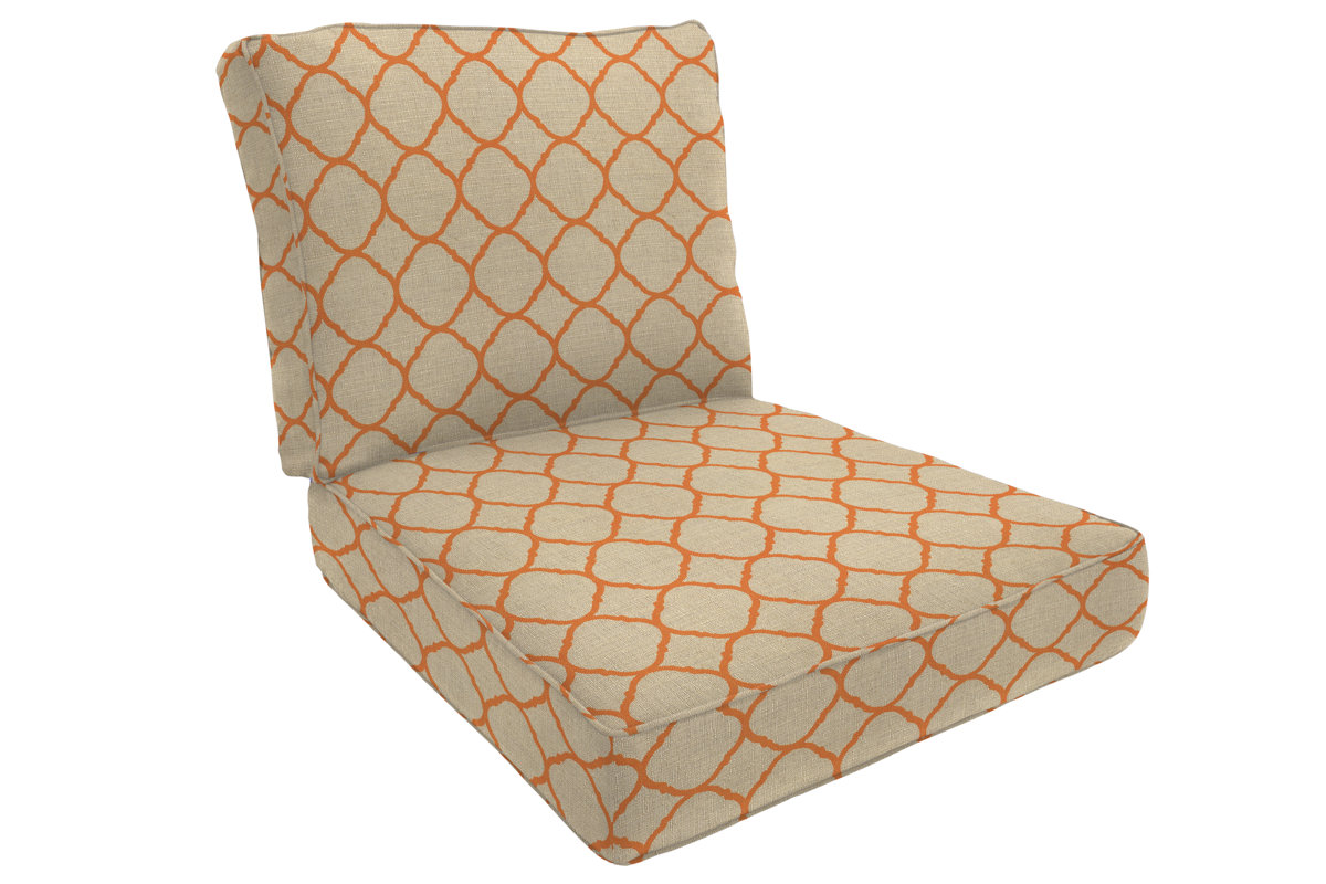 Wayfair Custom Outdoor Cushions DoublePiped Outdoor Sunbrella Lounge